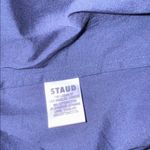 STAUD NEW  Vanessa Cut-out Maxi Back Tie Halter Dress in navy blue Size XL Photo 6