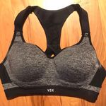 Victoria's Secret VSX Gray And Black Structured Sports Bra Photo 0