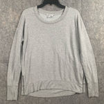 Athleta Womens Size Small Heather Gray oversized athletic workout sweater. Photo 0