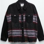ZARA  wool denim jacket Photo 1