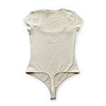 Free People INTIMATELY | M | Square Eyes Cap Sleeve Thong Bodysuit in Cream Photo 7