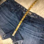 Paige silver lake distressed hem denim shorts sz 31 Photo 5