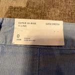 American Eagle  super hi rise a line corduroy mini skirt size 25 Photo 4