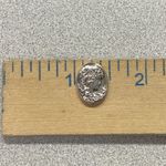 Unique Sterling Silver Oval Charm Pendant Goddess Greek Coin Head Mythology Photo 3