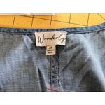 Wonderly Chambray Denim Tunic Sheath Shirt Dress Size M Blue Pockets Womens Photo 7