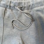 Lou & grey Gray Wide Leg Lounge Pants M Cozy Fleece Side Stripe Pockets Photo 3