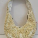 ZARA Viral white ivory Pearl floral Beaded Shoulder Bag with sequins /rhinestones and 3D flowers in the beads Photo 3