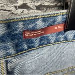 EUC Pilcro Classic Blue Distressed Women's Wide Leg Jeans Size 32 Tall Photo 8