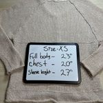 Free People XS Pullover Sweater Knit Long Sleeve V Neck Relaxed Fit Casual Photo 9