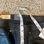 Gap Women Black Vintage Slim Mid Rise Coated Jeans Pants Size 26P Photo 4