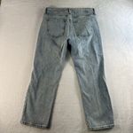Gap Sz 10 30 Universal Slim Boyfriend Jeans Distressed Light Quincy Blue Stretch Photo 10
