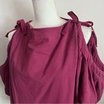 Moussy • Pinkish Purple Cold Shoulder Tie Shoulder Accent Blouse Pink Photo 1