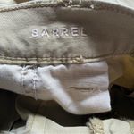 American Eagle stretch barrel leg cargo pants khaki olive tan size 10 Utility Photo 8