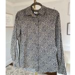 J.Crew  Leopard Print Blouse Button Up Shirt Long Sleeve Animal Preppy Business Photo 1