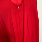 Vintage 80s Red Sexy Cutouts Sheath Dress Sz 2 Rhinestone Details Photo 10