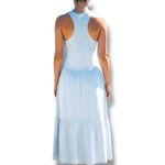 Sundry Anthropologie Womens Sleeveless Mint Green Tiered Flowy Maxi Dress Size M Photo 3