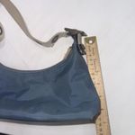 Gap VTG Y2K Baguette Small Nylon Handbag Shoulder Bag Purse Zip Blue 2004 READ Photo 10