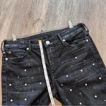 True Religion  halle rhinestone studded skinny jeans mid rise Photo 5