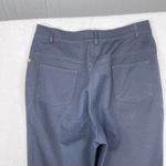 St. John  Sport by Marie Gray Straight Leg Black with Gold Dress Pants Size 2x32 Photo 6