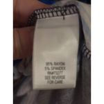 Dana Buchman  Women's Long Sleeve V Neck Abstract Print Top Size S Photo 4