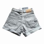 G-Star  RAW Stray Ultra High Waist Denim Shorts Size 26 NWT Sun Faded Skyrocket Photo 2