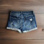 SO  Low Rise Size 11/30  Favorite Shortie Womens Juniors Pockets Distressed Blue Photo 1