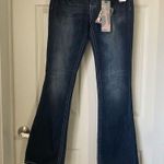 Soundgirl boot cut sz 9 dark blue jewel jeans Photo 2