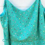 Pink Owl  apparel Womens size medium sleeveless sailboat print teal dress Photo 6