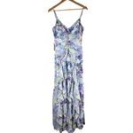 XScape Women's Floral-Print Rosette Ruffled Gown Size 12 Photo 1