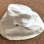 Scala  Collezione Canvas Bucket Beach Sun Hat Adjustable Floppy Cotton White Photo 0