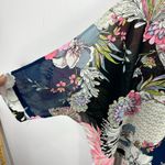 Melissa Paige Blouse Womens L Floral Button Top Y2K Boho Cottagecore Vintage Photo 2