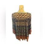 Vintage America Blues Small Bohemian Top with Bell Sleeves and Embroidery Orange Photo 3