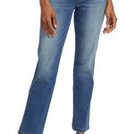 Spanx  XS Pull On Denim Straight Leg Jeans Vintage Indigo Stretch Photo 0