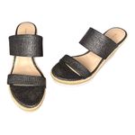 Stuart Weitzman  7.5 MYKONOS 2-Strap espadrille wedge woven jute wide straps​ Photo 10