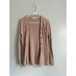 Gilded Intent  By Buckle Womans Button Down Factory Distressed Sweatshirt Small Photo 4