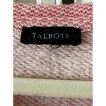 Talbots A2  Pink Textured Knit‎ Top Puff Short Sleeves Crew Neck Casual Photo 1