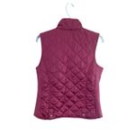 Adrienne Vittadini  Womans Quilted Vest Sz S Wine NWT Photo 1