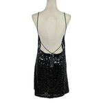 Lulus NWT  Force of Fashion Black Backless Sequin Dress Photo 8