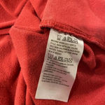 Denim & Co Red Cotton Stretch Collared Plaid Detail Quarter Zip Pullover Size L Size L Photo 12