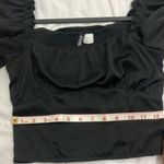 H&M Divided black fairy goth off the shoulders cropped top woman’s size XS Photo 6