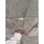 Aritzia Wilfred‎ Women's Sz 4 Melina Vegan Faux Leather Pant Beige Tan Photo 3