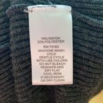 Cable & Gauge Peplum Bell Sleeved Charcoal Sweater Ribbed Peplum Knit Top Photo 9