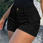 SheIn Black Cargo Women's Shorts Photo 0
