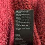 Pilcro Anthropologie  Soft Fluffy Oversized Cardigan Sweater in Wine Women Size S Photo 4