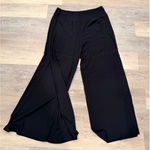 Kona Sol  Black Flowy Pants Size Large Photo 0