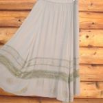 Chico's NWT Army Green Long Skirt Photo 1