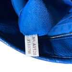 Coach Blue Denim Taxi Zip Tote Bag Leather Trim with COA Photo 6