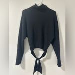 Aritzia  - Wilfred Lorin Alpaca Blend Turtleneck Sweater Tie Detail Black Size S Photo 2