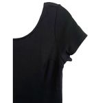 Velvet by Graham & Spencer Short Sleeve Jersey Mini Dress Size Small Black LBD Photo 2