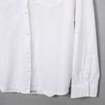 Eddie Bauer  Womens Classic Fit White Long Sleeve Button Down Shirt Large Photo 6